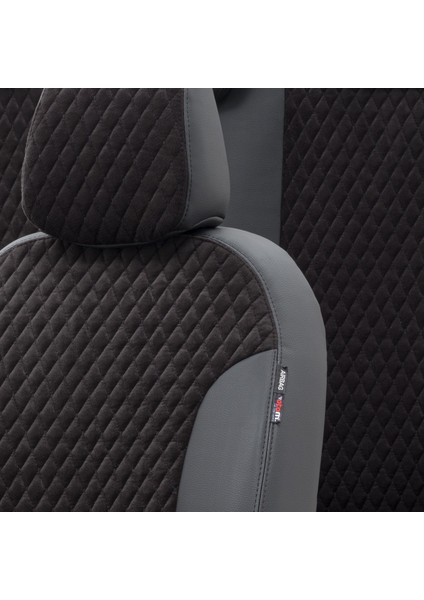 Chevrolet Rezzo 2004-2008 Özel Üretim Koltuk Kılıfı Amsterdam Design Tay Tüyü Siyah