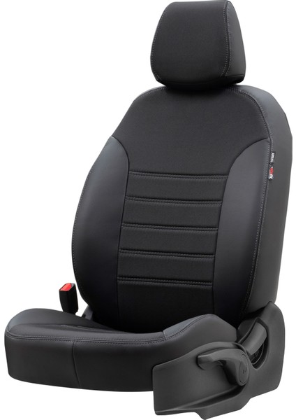 Citroen C3 2009-2016 Özel Üretim Koltuk Kılıfı Paris Design Füme - Siyah fiyatları