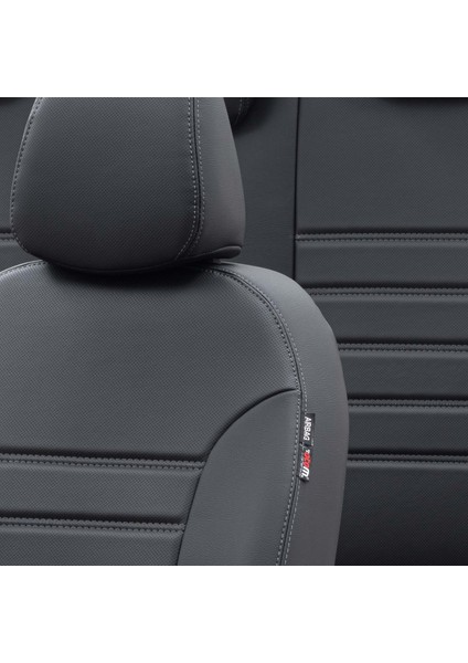 Citroen C-Elysee 2012-2017 Özel Üretim Koltuk Kılıfı İstanbul Design Siyah