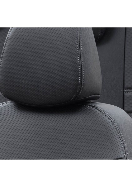 Citroen C-Elysee 2012-2017 Özel Üretim Koltuk Kılıfı İstanbul Design Siyah