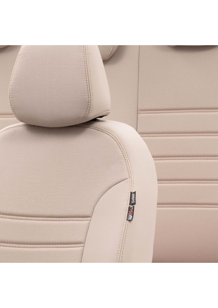 Citroen C4 Picasso 2013-Sonrası 5 Kişi Özel Üretim Koltuk Kılıfı Paris Design Bej modelleri