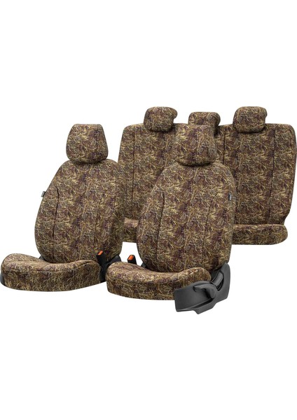 Citroen C4 Picasso 2006-2013 5 Kişi Özel Üretim Koltuk Kılıfı Safari Design Thar