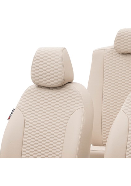 Citroen C1 2014-Sonrası Özel Üretim Koltuk Kılıfı Tokyo Design Deri Bej fırsatları