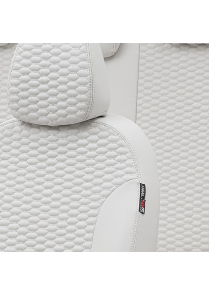 Citroen C5 2008-2017 Özel Üretim Koltuk Kılıfı Tokyo Design Deri Fildişi modelleri