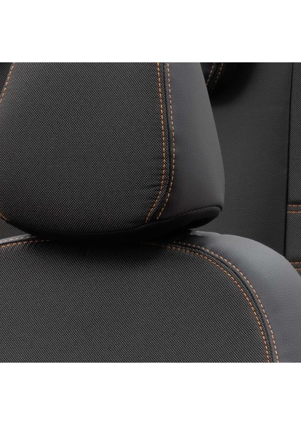 Dacia Sandero 2008-2012 Özel Üretim Koltuk Kılıfı Paris Design Bej - Siyah indirimleri