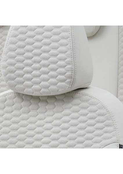 Dacia Dokker 2012-Sonrası 5 Kişi Özel Üretim Koltuk Kılıfı Tokyo Design Tay Tüyü Fildişi indirimleri