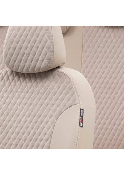 Fiat Brava 1996-2004 Özel Üretim Koltuk Kılıfı Amsterdam Design Tay Tüyü Bej modelleri