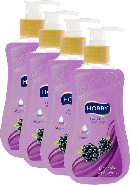 Sıvı Sabun Böğürtlen 400 ml 4 Adet