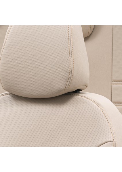 Fiat Egea 2015-Sonrası Özel Üretim Koltuk Kılıfı İstanbul Design Bej indirimleri