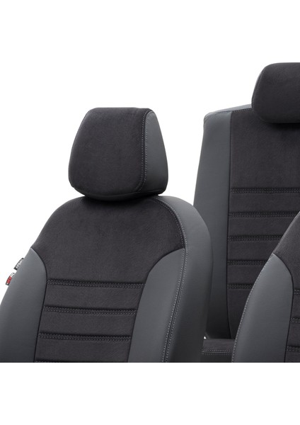 Fiat Egea 2015-Sonrası Özel Üretim Koltuk Kılıfı London Design Siyah fırsatları