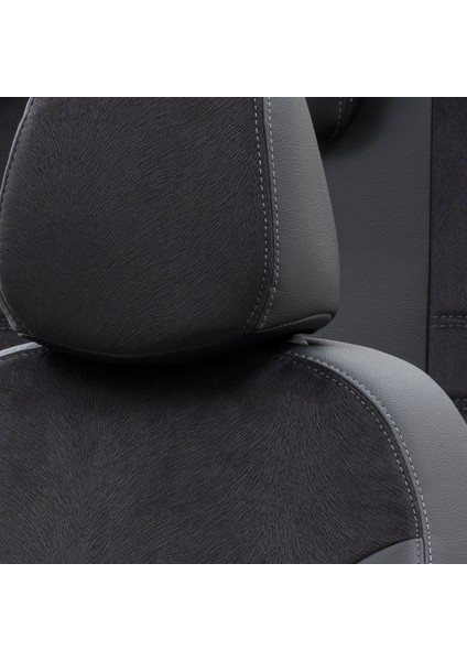 Fiat Egea 2015-Sonrası Özel Üretim Koltuk Kılıfı London Design Siyah indirimleri