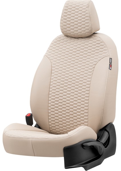 Fiat 500 2009-Sonrası Özel Üretim Koltuk Kılıfı Tokyo Design Deri Bej fiyatları