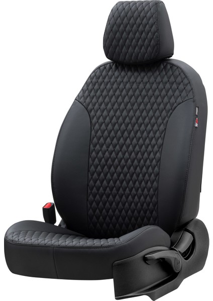 Fiat Stilo 2001-2006 Özel Üretim Koltuk Kılıfı Amsterdam Design Deri Siyah