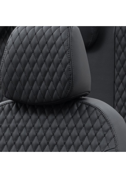 Fiat Stilo 2001-2006 Özel Üretim Koltuk Kılıfı Amsterdam Design Deri Siyah