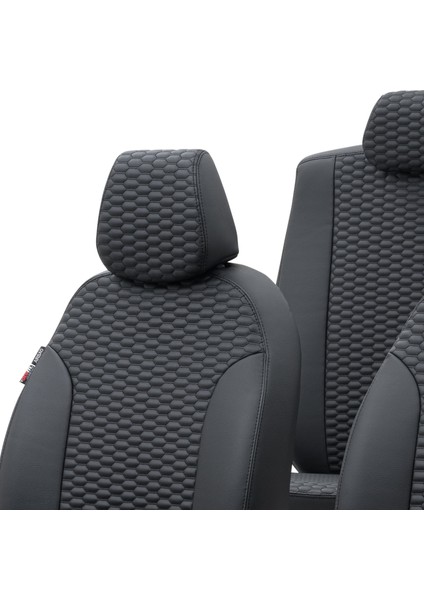 Fiat Stilo 2001-2006 Özel Üretim Koltuk Kılıfı Tokyo Design Deri Siyah