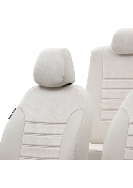 Ford Fiesta 2008-2017 Özel Üretim Koltuk Kılıfı Milano Design Fildişi fırsatları