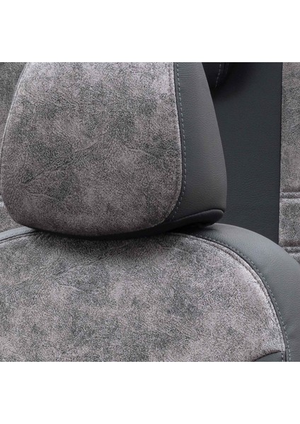 Ford Fiesta 2017-Sonrası Özel Üretim Koltuk Kılıfı Milano Design Füme - Siyah indirimleri