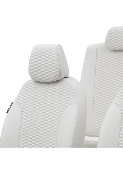 Ford Fiesta 2001-2008 Özel Üretim Koltuk Kılıfı Tokyo Design Deri Fildişi fırsatları