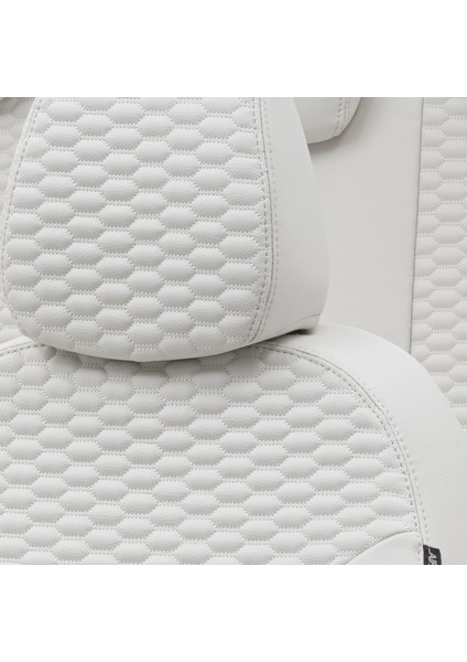 Ford Transit Custom 2012-Sonrası 5+1 (6 Kişi) Özel Üretim Koltuk Kılıfı Tokyo Design Deri Fildişi indirimleri