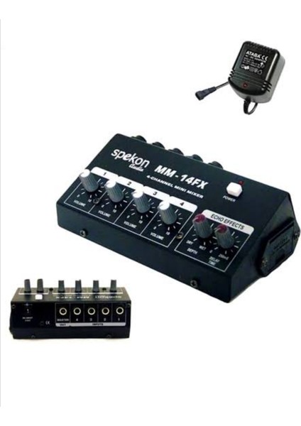 4 Kanallı Mik Mixer