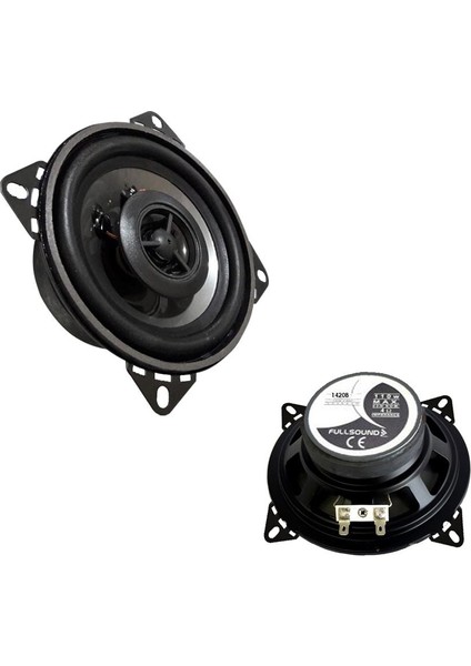 Oto Hoparlör 10cm 110W Tweeterlı 1 Adet FULLSOUND-1420B