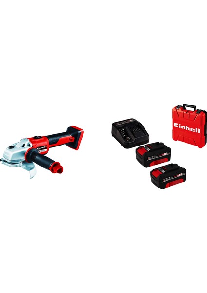 Axxio Kömürsüz Taşlama + 18V 4Ah Çift Akülü Çantalı Set