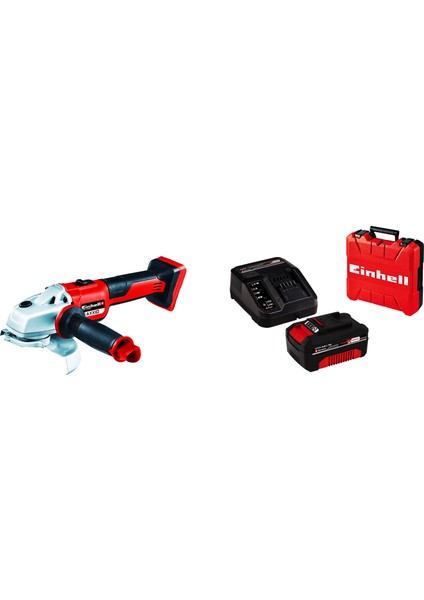 Axxio Kömürsüz Taşlama + 18V 4Ah Akülü ve Çantalı Set