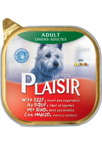 Pate Sığır Etli & Sebzeli Yaş Köpek Maması 150 gr x 22 Adet