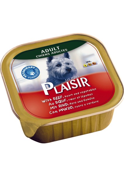 Pate Sığır Etli & Sebzeli Yaş Köpek Maması 150 gr x 3 Adet