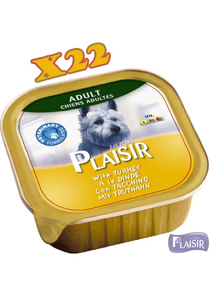 Pate Hindi Etli Yaş Köpek Maması 150 gr x 22 Adet