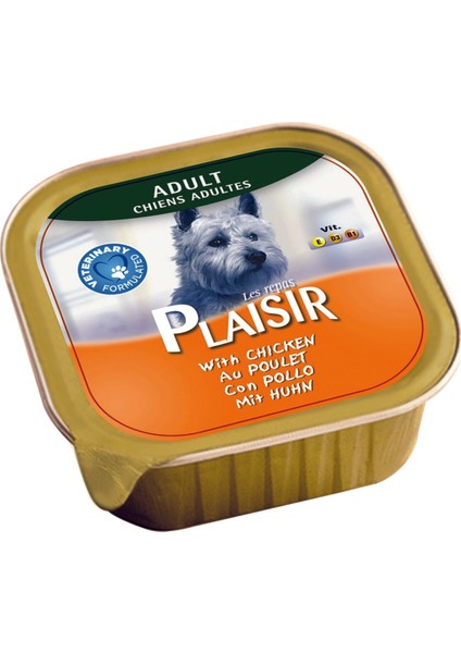 Pate Tavuk Etli Yaş Köpek Maması 150 gr x 3 Adet