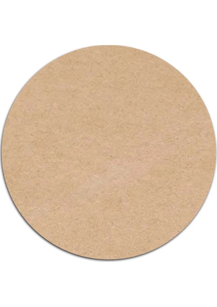 Ham Mdf Duralit Daire Plaka Supla 12 Adet 33 cm Çap 3 mm - 2.7 mm