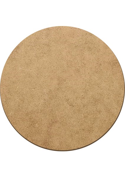 Ham Mdf Duralit Daire Plaka Supla 12 Adet 30 cm Çap 3 mm - 2.7 mm