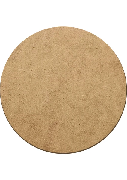 Ham Mdf Duralit Daire Plaka Supla 12 Adet 30 cm Çap 3 mm - 2.7 mm