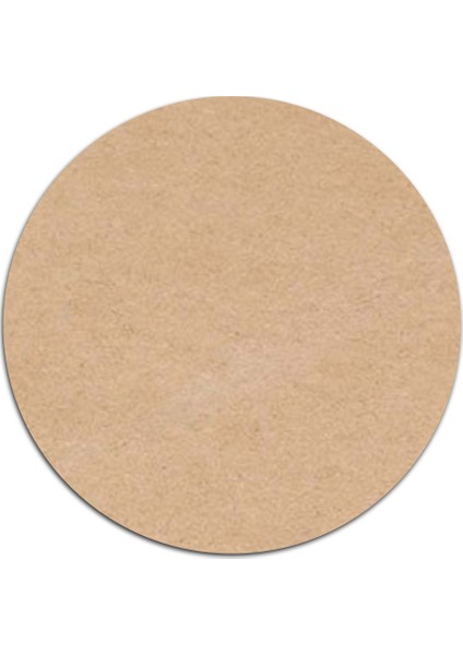 Ham Mdf Duralit Daire Plaka Supla 12 Adet 35 cm Çap 3 mm - 2.7 mm