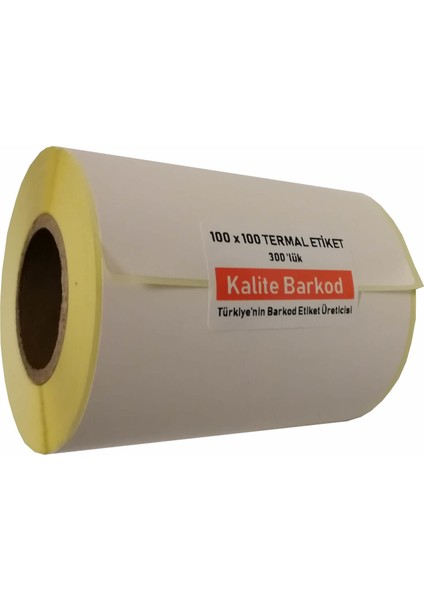 100x100 Termal Etiket Rulo Barkod Etiket