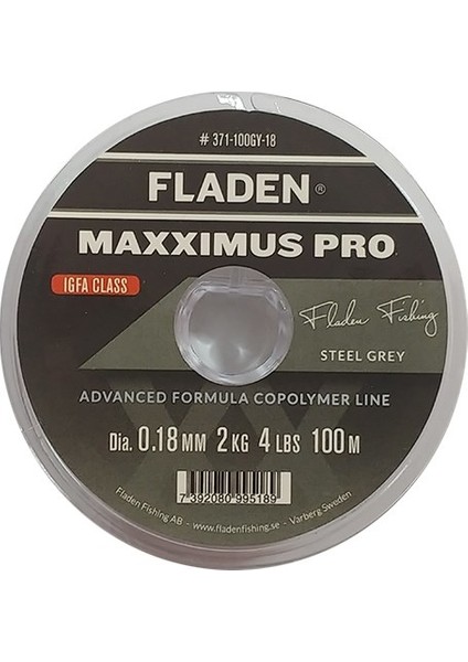 Maxximus Igfa Pro Gri Misina 100 mt