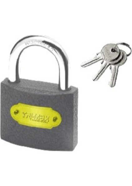 Baytec Gri Asma Kilit 63 mm