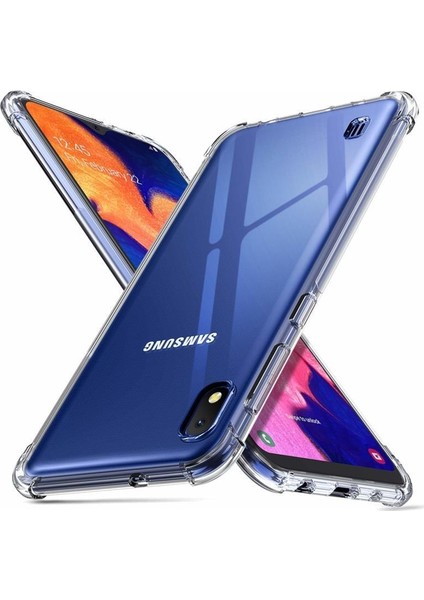 Samsung Antishock Premium Şeffaf Silikon Kılıf Samsung Galaxy A21