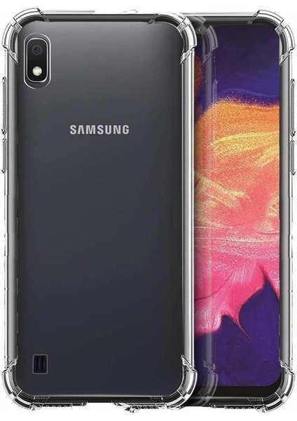 Samsung Antishock Premium Şeffaf Silikon Kılıf Samsung Galaxy A21 modelleri
