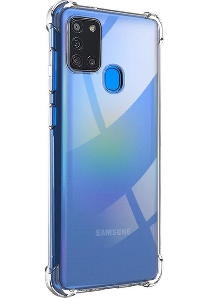 Samsung Antishock Premium Şeffaf Silikon Kılıf Samsung Galaxy A21 indirimleri