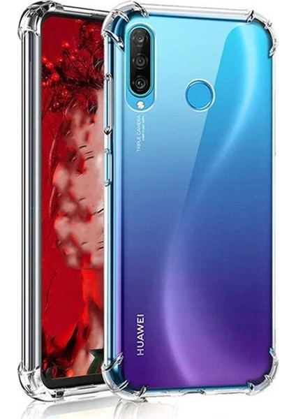 Huawei Antishock Premium Şeffaf Silikon Kılıf Huawei Mate 20 Lite