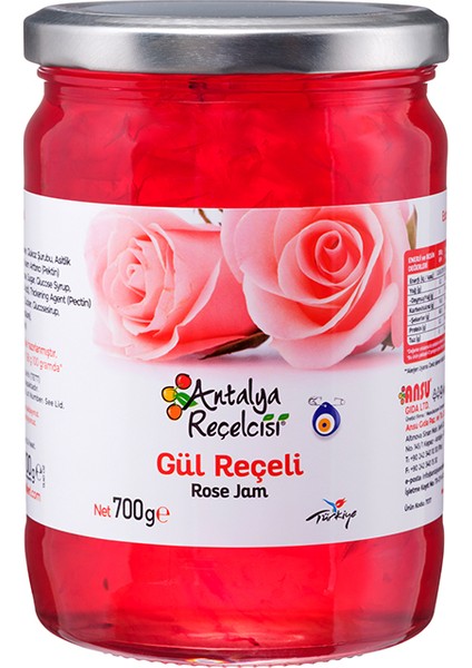 Gül Reçeli Klasik Seri 700 Gr