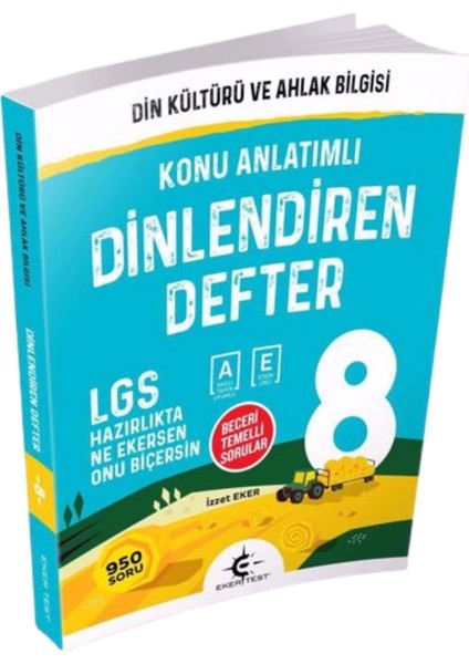 8. Sınıf Dinlediren Defter