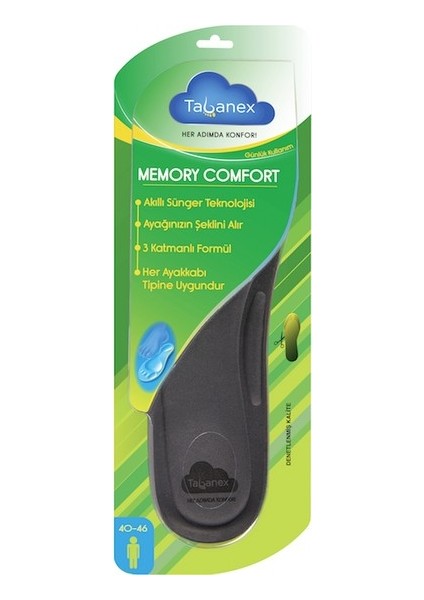 Memory Comfort Tabanlık - Erkek 40-46