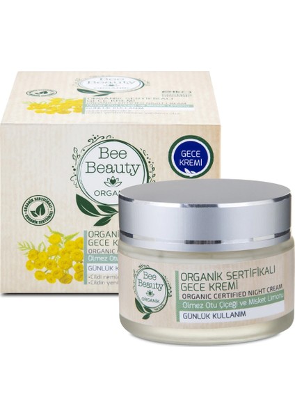 Organik Sertifikalı Gece Kremi 50 ml
