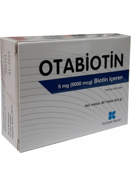 Otabiotin 5 mg 60 Tablet