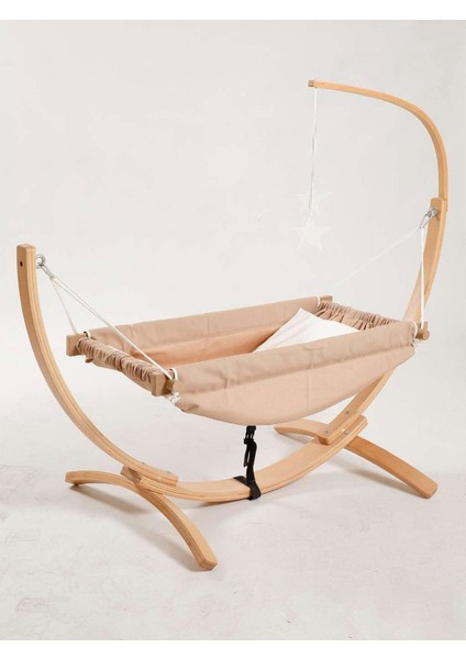 Astra Ahşap Hamak Beşik Bej
