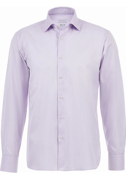 Lila Premium Twill Regular Fit Gömlek