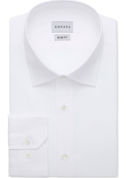 Beyaz Slim Fit Gömlek